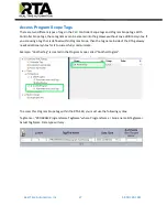 Preview for 27 page of RTA 460ETCDFM-NNA1 Product User Manual