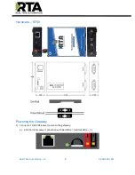 Preview for 8 page of RTA 460ETCMM-N700 Product User Manual