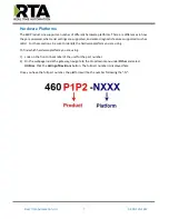 Preview for 7 page of RTA 460ETCMS-N2E Product User Manual