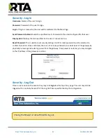 Preview for 47 page of RTA 460ETCMS-N2E Product User Manual