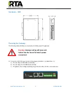 Предварительный просмотр 9 страницы RTA 460ETCQT-N2E Product User Manual