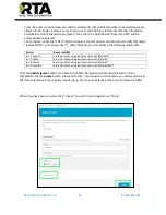 Preview for 42 page of RTA 460ETCQT-N2E Product User Manual