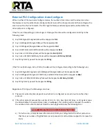 Preview for 21 page of RTA 460ETCWI-N2E Product User Manual