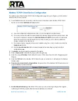 Preview for 18 page of RTA 460MCBM-NNA1 Product User Manual