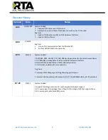 Preview for 5 page of RTA 460MMMRS-NNA4 Product User Manual