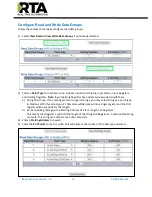 Предварительный просмотр 27 страницы RTA 460MMMRS-NNA4 Product User Manual