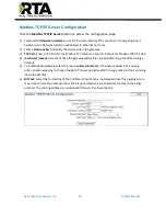 Preview for 16 page of RTA 460MS-NNA4 Product User Manual