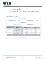 Preview for 16 page of RTA 460MSBS Product User Manual