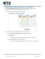 Preview for 21 page of RTA 460MSBS Product User Manual