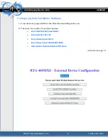 Preview for 11 page of RTA 460MXE User Manual