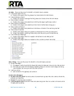 Preview for 85 page of RTA 460PSA-N700 Product User Manual