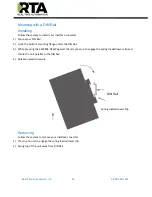 Предварительный просмотр 13 страницы RTA 460PSBS-N2EW Product User Manual