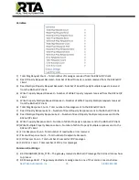 Предварительный просмотр 76 страницы RTA 460PSBS-NNA1 Product User Manual