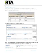 Предварительный просмотр 45 страницы RTA 460PSMC-NNA4 Product User Manual