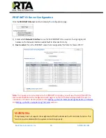 Preview for 18 page of RTA 460PSMRS-NNA1 Product User Manual