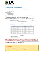 Preview for 17 page of RTA 460PSUS-NNA1 Product User Manual