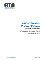 Preview for 1 page of RTA 460PSUSB-N70U Product User Manual