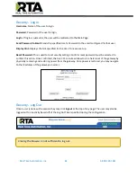 Preview for 61 page of RTA 460QT-NNA1 Product User Manual