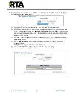 Preview for 22 page of RTA 460US Product User Manual