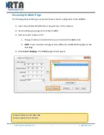 Preview for 7 page of RTA 490NBX Product User Manual