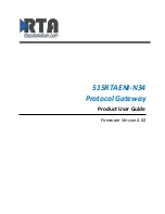 RTA 515RTAENI-N34 Product User Manual preview