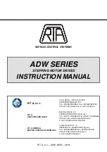 Preview for 1 page of RTA ADW 04 Instruction Manual