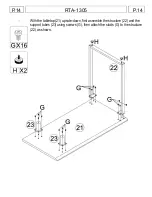 Preview for 14 page of RTA TECHNI MOBILi RTA-1305 Assembly Instructions Manual