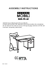 Preview for 1 page of RTA Techni Mobili RTA-325 Assembly Instructions Manual