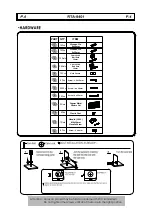 Предварительный просмотр 4 страницы RTA Techni Mobili RTA-8401 Assembly Instructions Manual