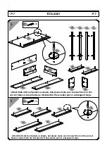 Предварительный просмотр 7 страницы RTA Techni Mobili RTA-8401 Assembly Instructions Manual