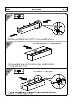 Предварительный просмотр 12 страницы RTA Techni Mobili RTA-8401 Assembly Instructions Manual