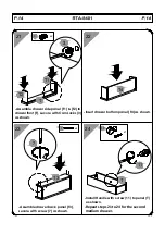 Предварительный просмотр 14 страницы RTA Techni Mobili RTA-8401 Assembly Instructions Manual