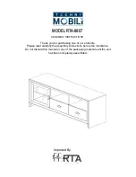 Preview for 1 page of RTA Techni Mobili RTA-8807 Assembly Instructions Manual