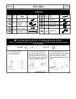 Preview for 4 page of RTA Techni Mobili RTA-8850 Assembly Instructions Manual