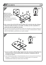 Предварительный просмотр 8 страницы RTA Techni Mobili RTA-B001N Assembly Instructions Manual