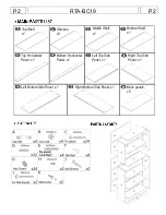 Preview for 2 page of RTA Techni Mobili RTA-BC19 Assembly Instructions Manual