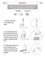 Preview for 4 page of RTA Techni Mobili RTA-BC19 Assembly Instructions Manual