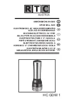 Предварительный просмотр 1 страницы RTC HC GDM 1 Manual