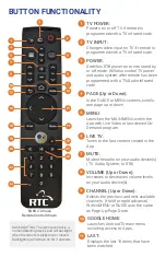 Предварительный просмотр 2 страницы RTC KAON KURV 2.0 VOICE REMOTE Manual