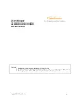 Preview for 1 page of RTcom Digital Extender HD-D105 User Manual