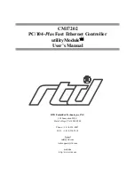 Предварительный просмотр 3 страницы rtd CM17202 User Manual