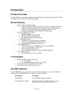 Preview for 7 page of rtd CM17320HR User Manual