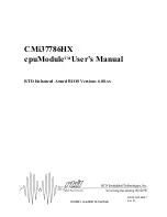 rtd CMi37786HX User Manual предпросмотр