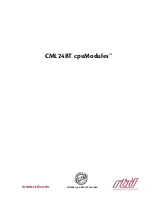 Предварительный просмотр 3 страницы rtd CML24BT cpuModules User Manual