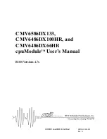 Предварительный просмотр 1 страницы rtd CMV6486DX100HR User Manual