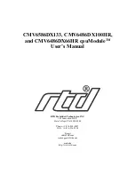 Предварительный просмотр 3 страницы rtd CMV6486DX100HR User Manual