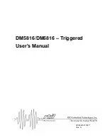 rtd DM5816 User Manual preview