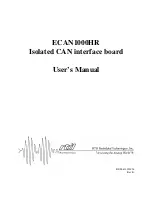 rtd ECAN1000HR User Manual предпросмотр