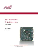 rtd FPGA35S6 Series User Manual предпросмотр