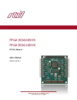 Preview for 1 page of rtd FPGA35S6045HR User Manual